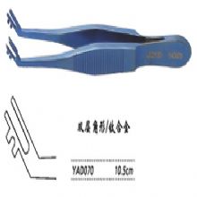 金鍾晶體(ti)折疊鑷  YAD070 10.5cm 雙層角形（钛）